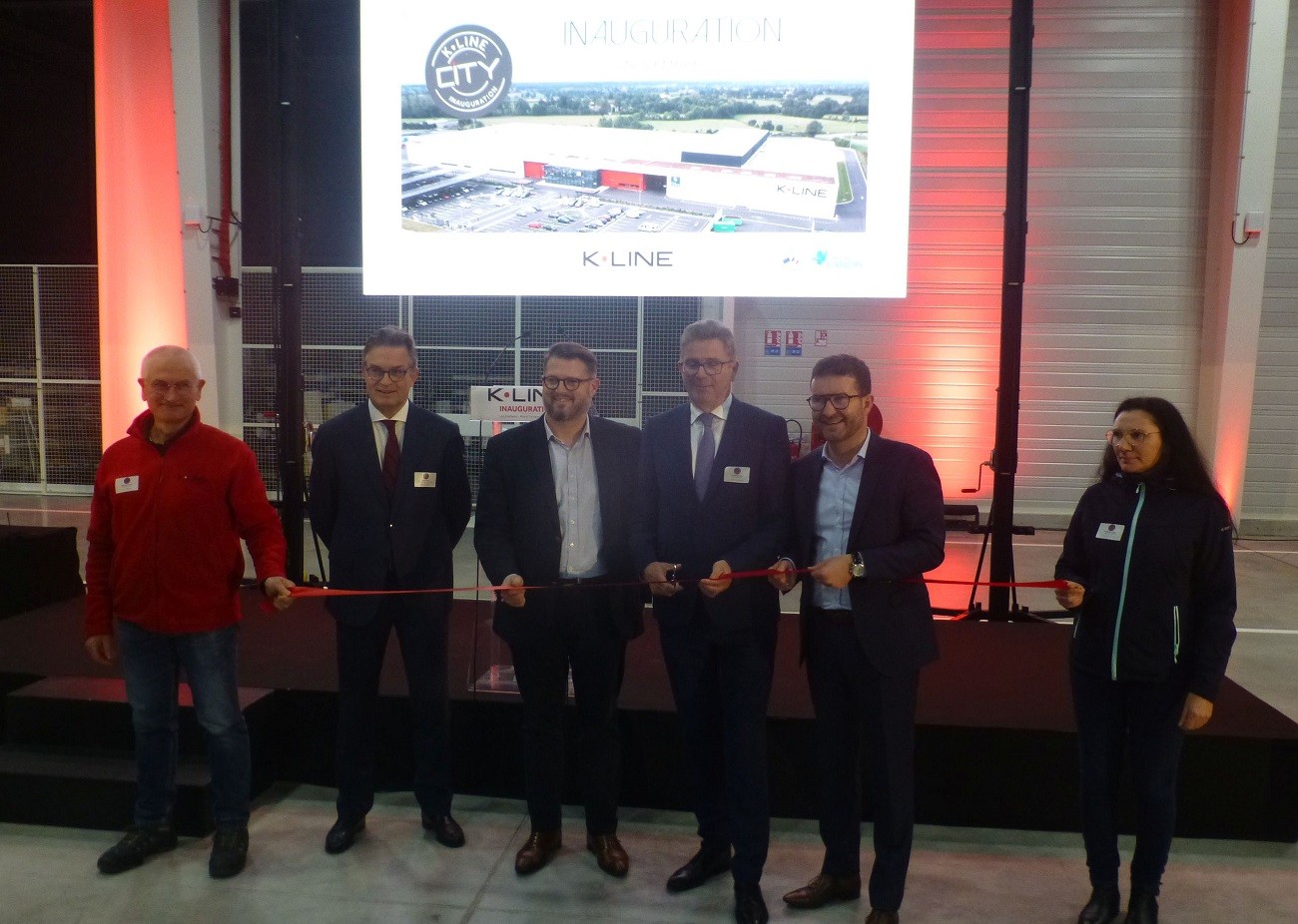 Inauguration de l'usine K.Line City, le 14/11/2023.