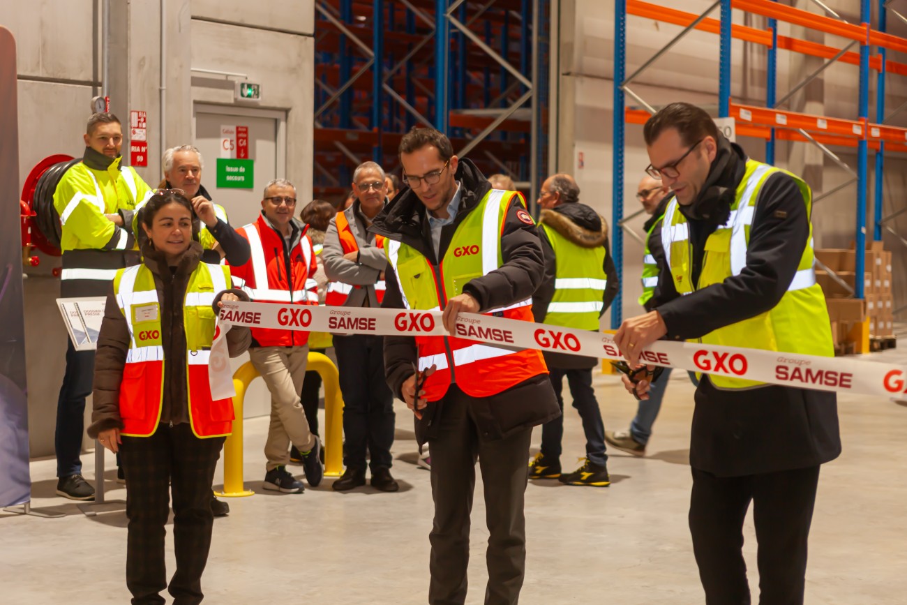 Plateforme logistique du groupe Samse à La Boisse (Ain).