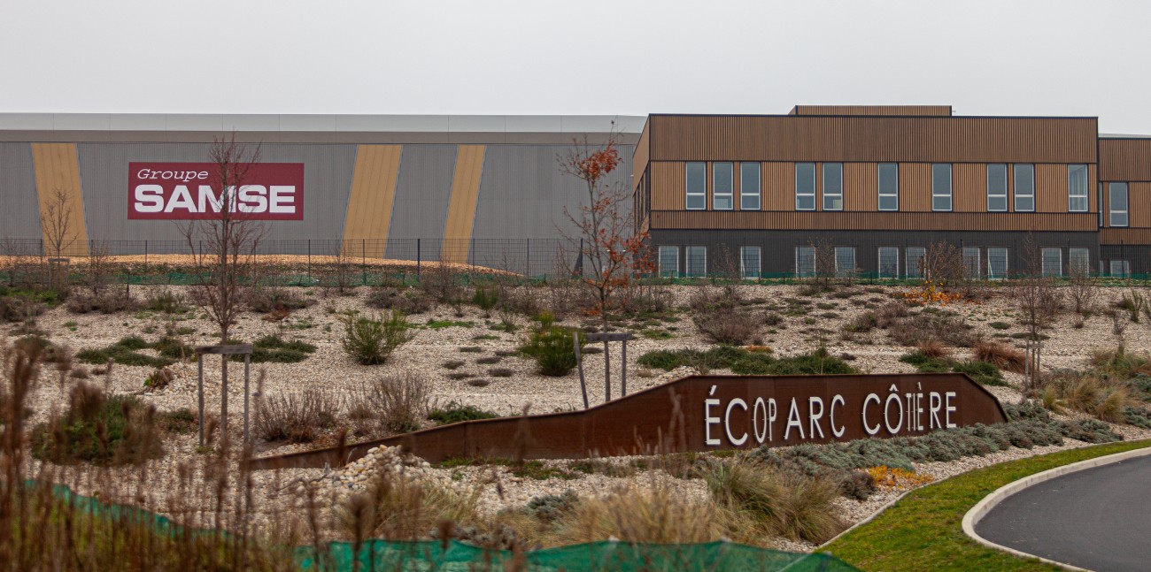 Plateforme logistique du groupe Samse à La Boisse (Ain).