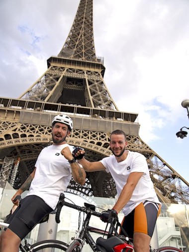 Jacques avec Kévin Jardinier, l'un des chefs de projet chez Binôme