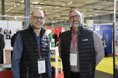 Erwann Murez avec Fabrice Gervais lors du Forum des Pros 2024